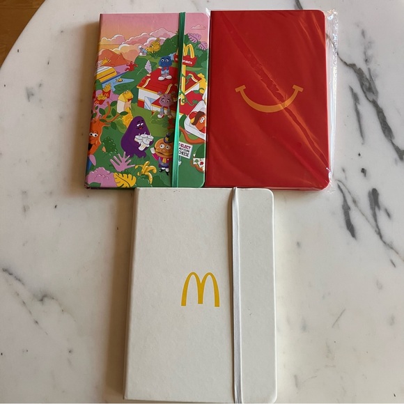 McDonald's Other - McDonald's Colorful Notebooks - Set of 3